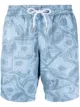 Image 1 of Philipp Plein dollar-print swimming shorts