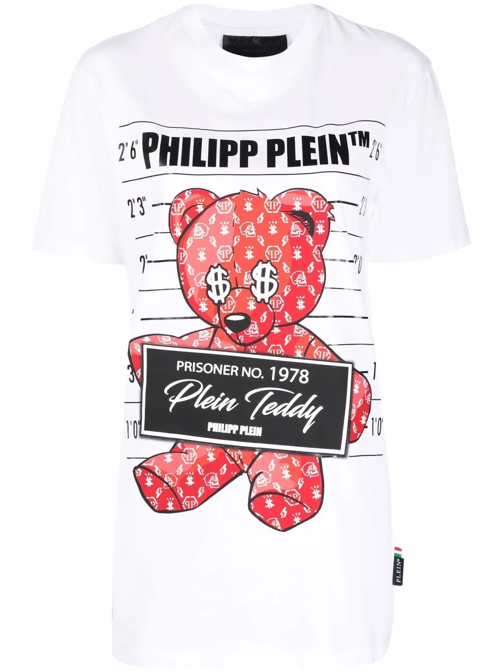 фото Philipp plein футболка с принтом teddy bear