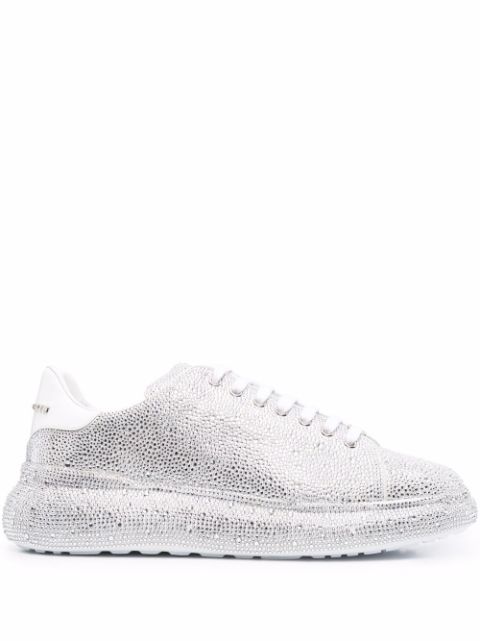 Philipp Plein crystal-embellished low top sneakers Men