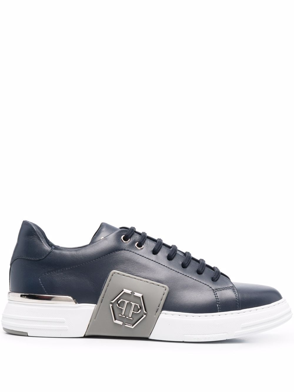 

Philipp Plein tenis bajos Phantom Platinum - Azul