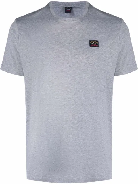 Paul & Shark logo-patch cotton T-shirt
