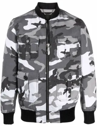 white camo bomber jacket