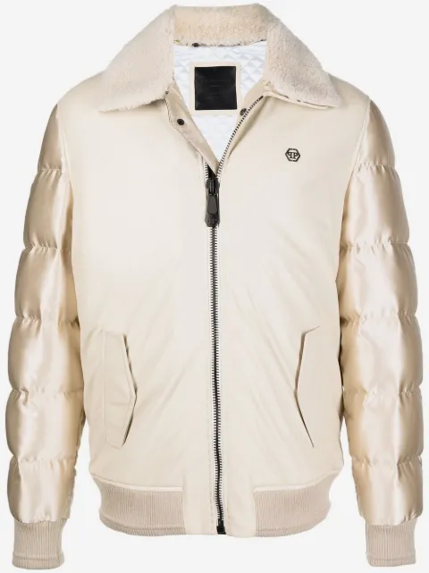 Philipp Plein metallic padded jacket