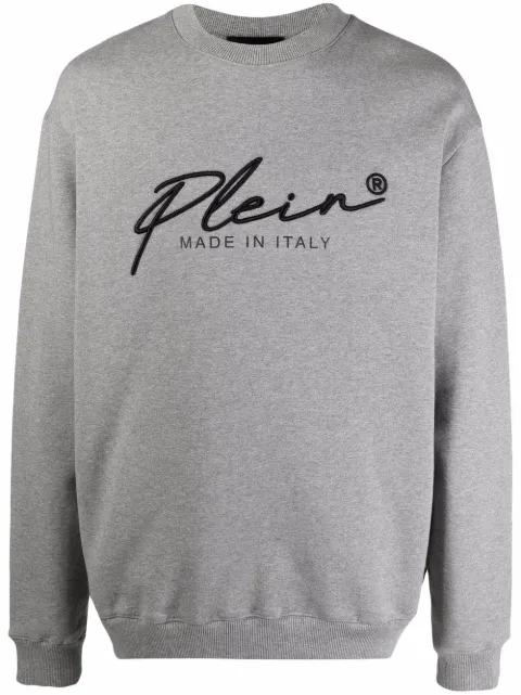 Philipp Plein sudadera con logo bordado