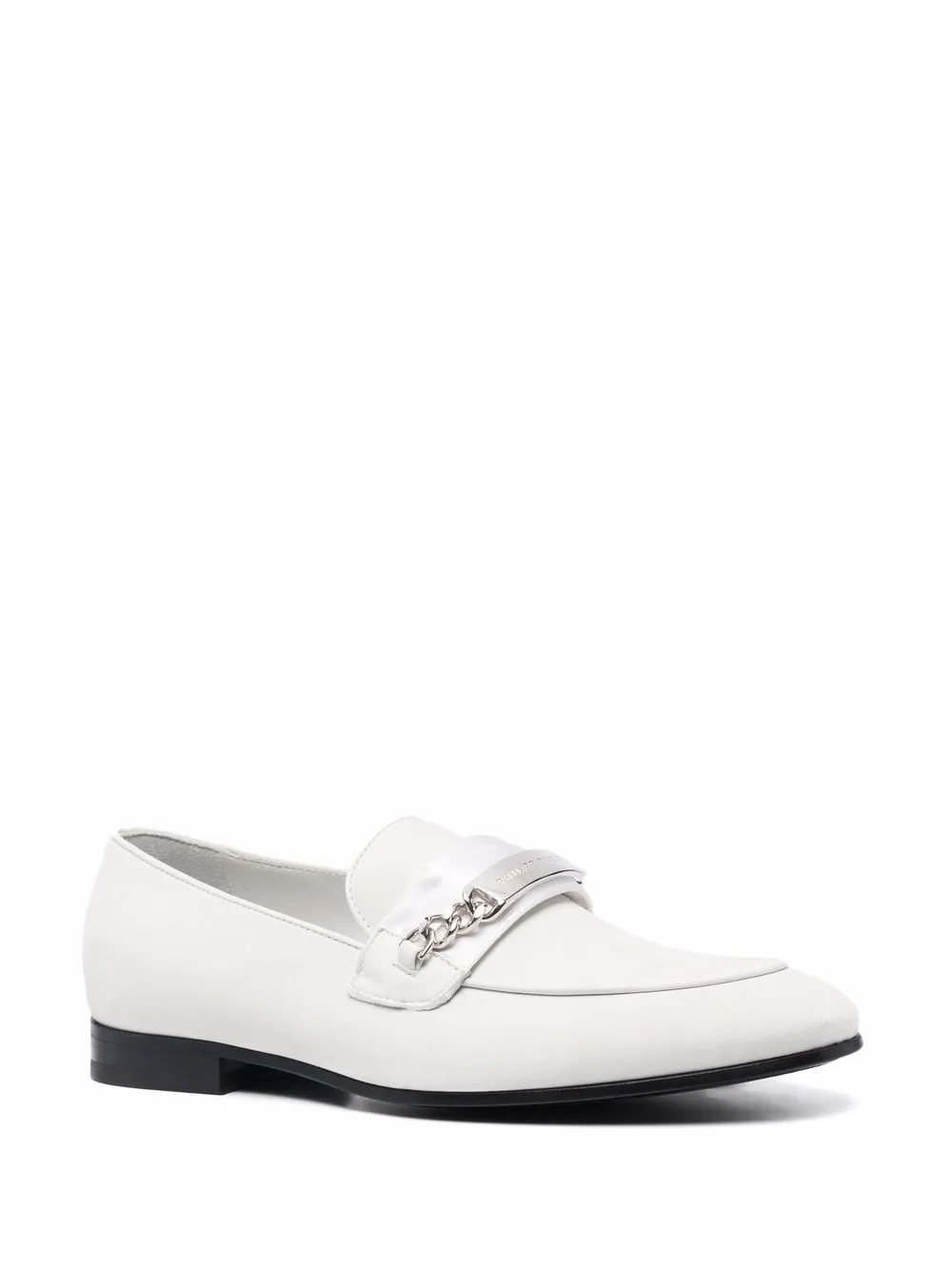 Image 2 of Philipp Plein chain-embellished leather loafers