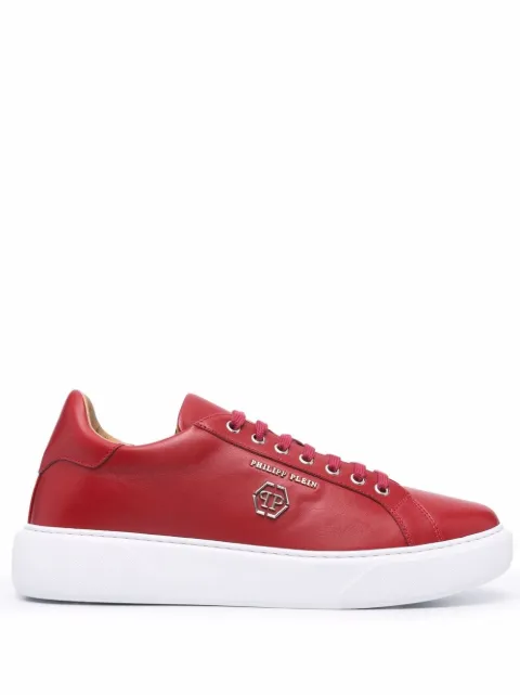 basket philipp plein rouge
