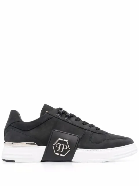 Philipp Plein 팬텀 플래티넘 로우탑 스니커즈