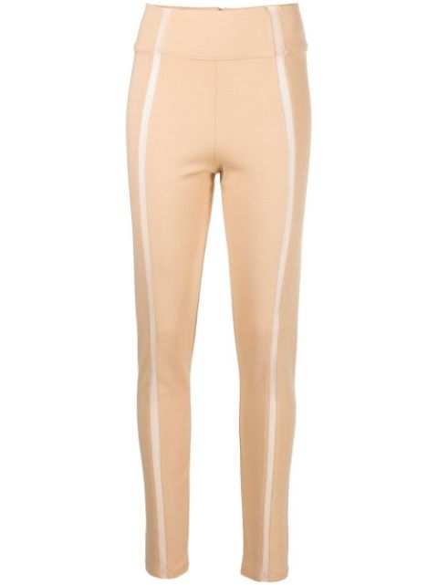 Philipp Plein sheer-panel leggings Women