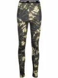 Philipp Plein tie-dye print leggings - Green