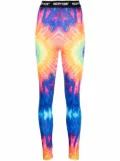 Philipp Plein tie-dye print leggings - Blue