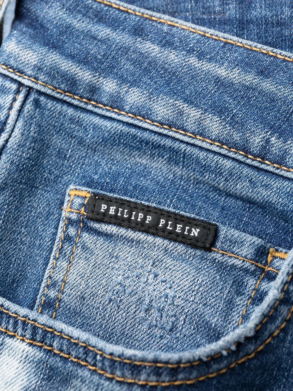 Philipp Plein straight-leg distressed jeans Men