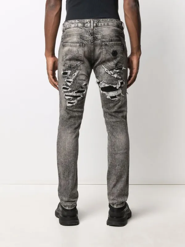 Philipp plein jeans hot sale grey