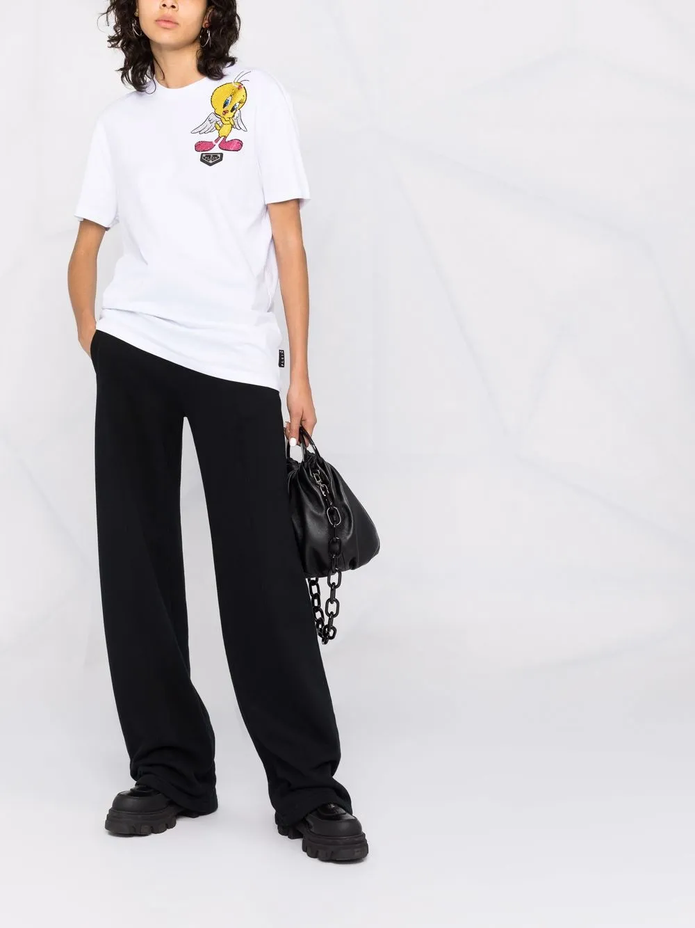 фото Philipp plein футболка tweety с заклепками