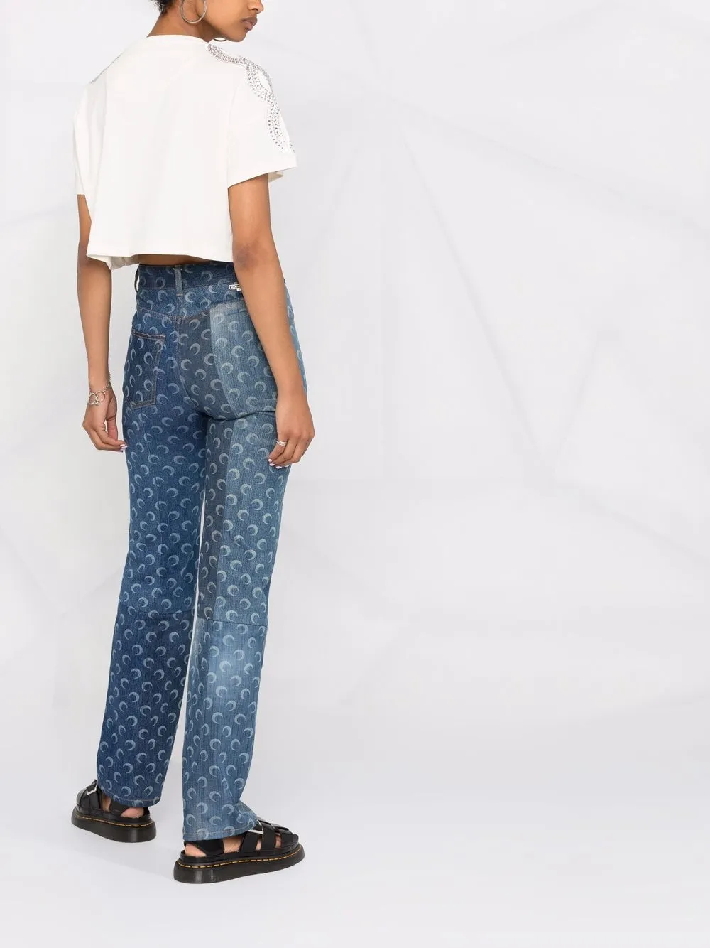 фото Philipp plein укороченная футболка с логотипом