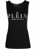 Philipp Plein logo-print tank top - Black