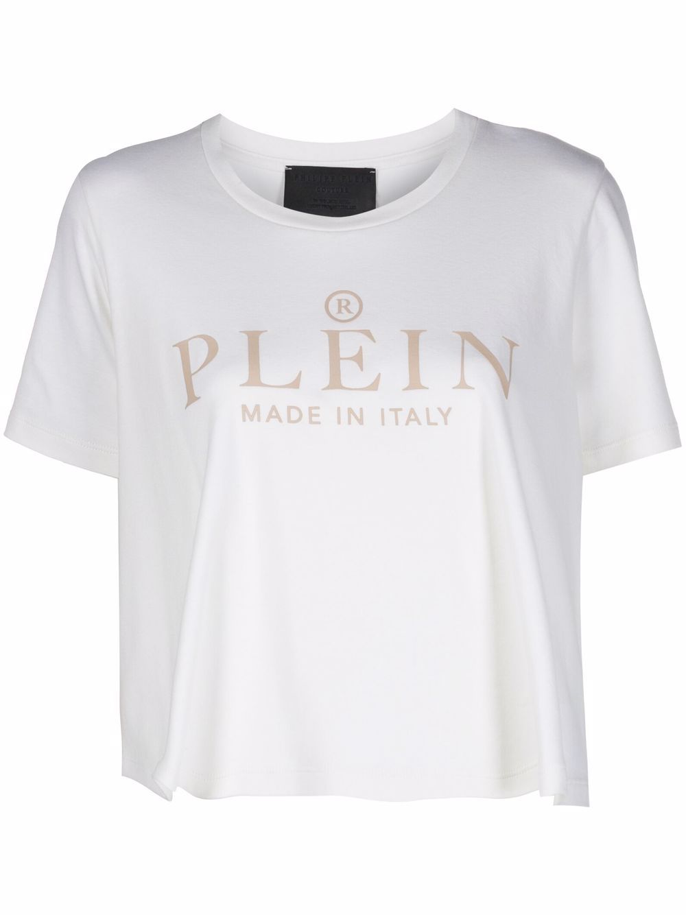 Philipp Plein Iconic Plein short-sleeve cropped T-shirt Women