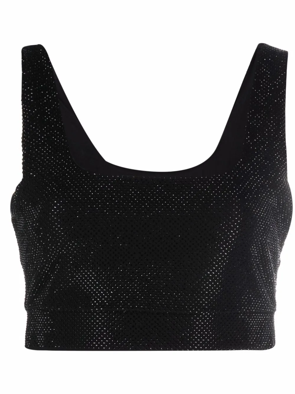 

Philipp Plein embellished cropped tank top - Black