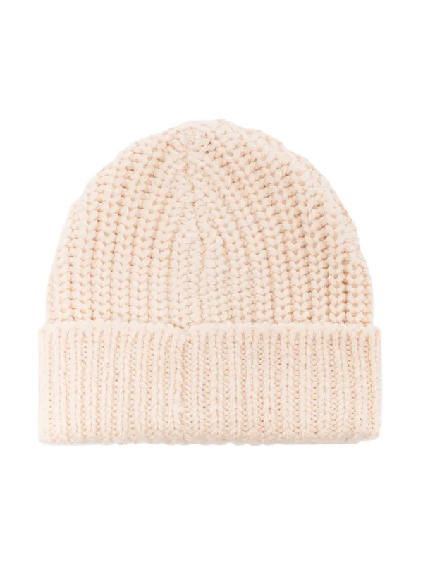Shop Isabel Marant Joyce knitted beanie 