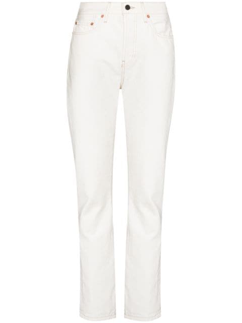 WARDROBE.NYC high-waisted straight-leg jeans