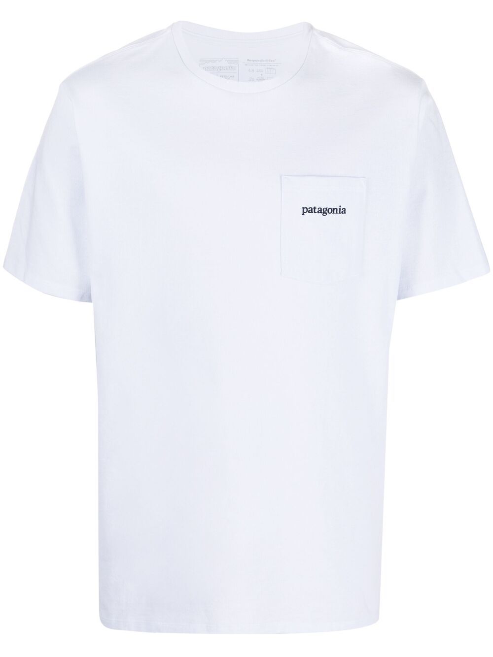 фото Patagonia футболка с карманом и логотипом