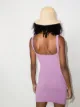 Hunza G Thema ribbed mini dress