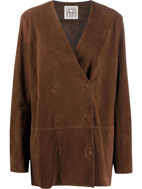 toteme suede jacket