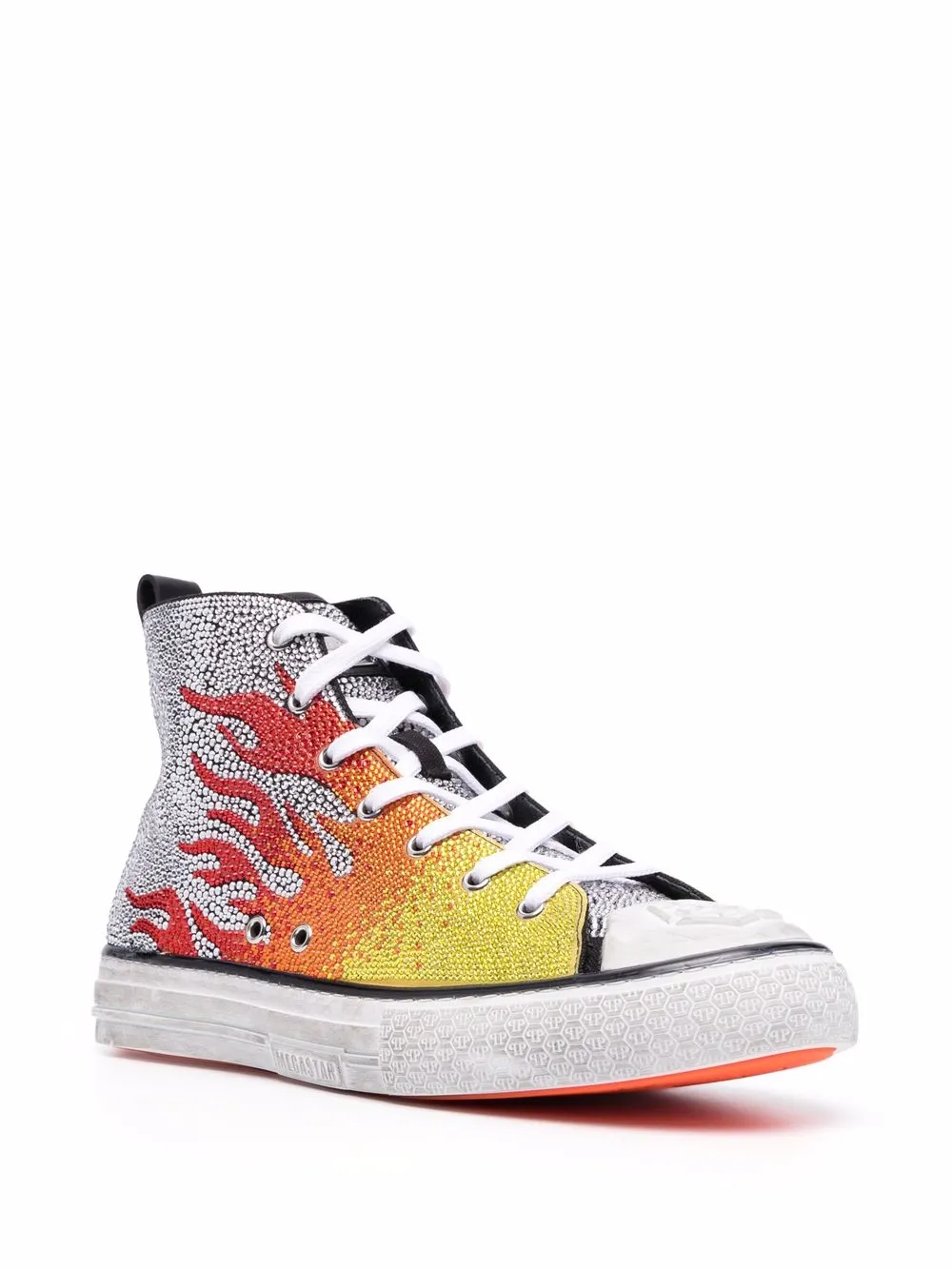 Philipp Plein Flames Megastar high-top sneakers | Hi-Tops | Image 2