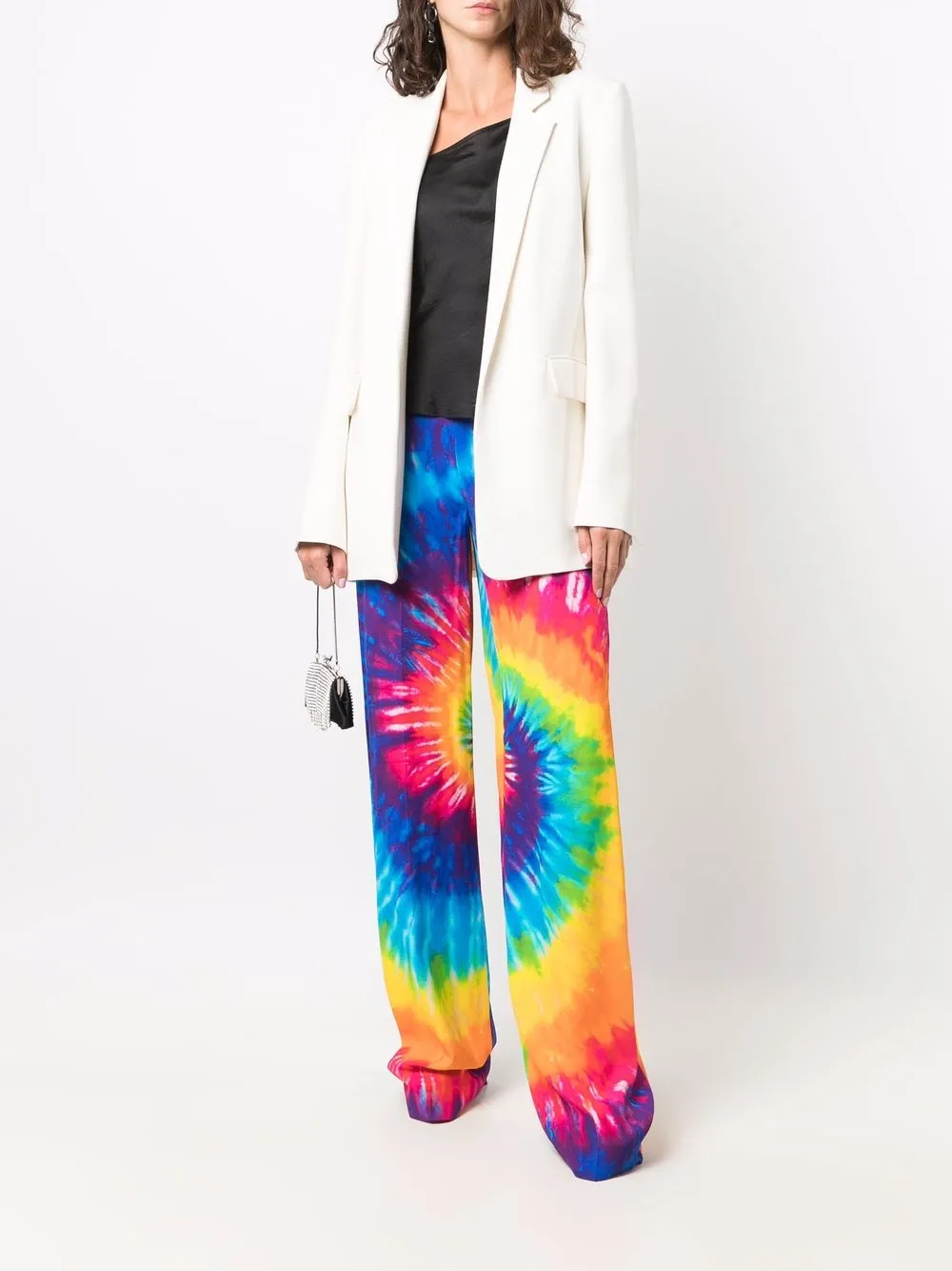 Philipp Plein Broek met wijde pijpen - Blauw