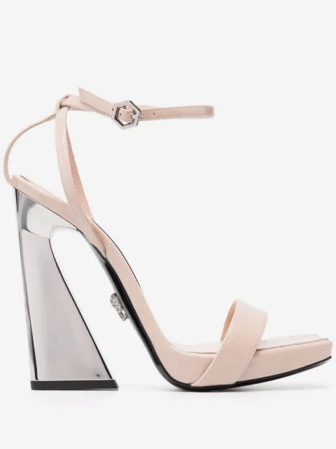 Philipp Plein high-heel leather sandals