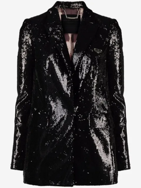 Philipp Plein sequin-embellished blazer