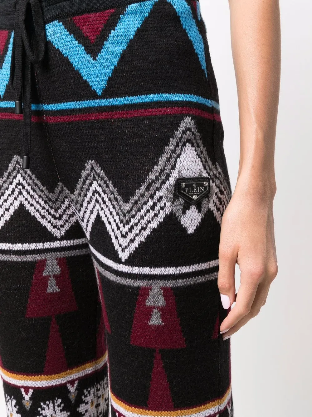 Philipp Plein Broek met franje Zwart