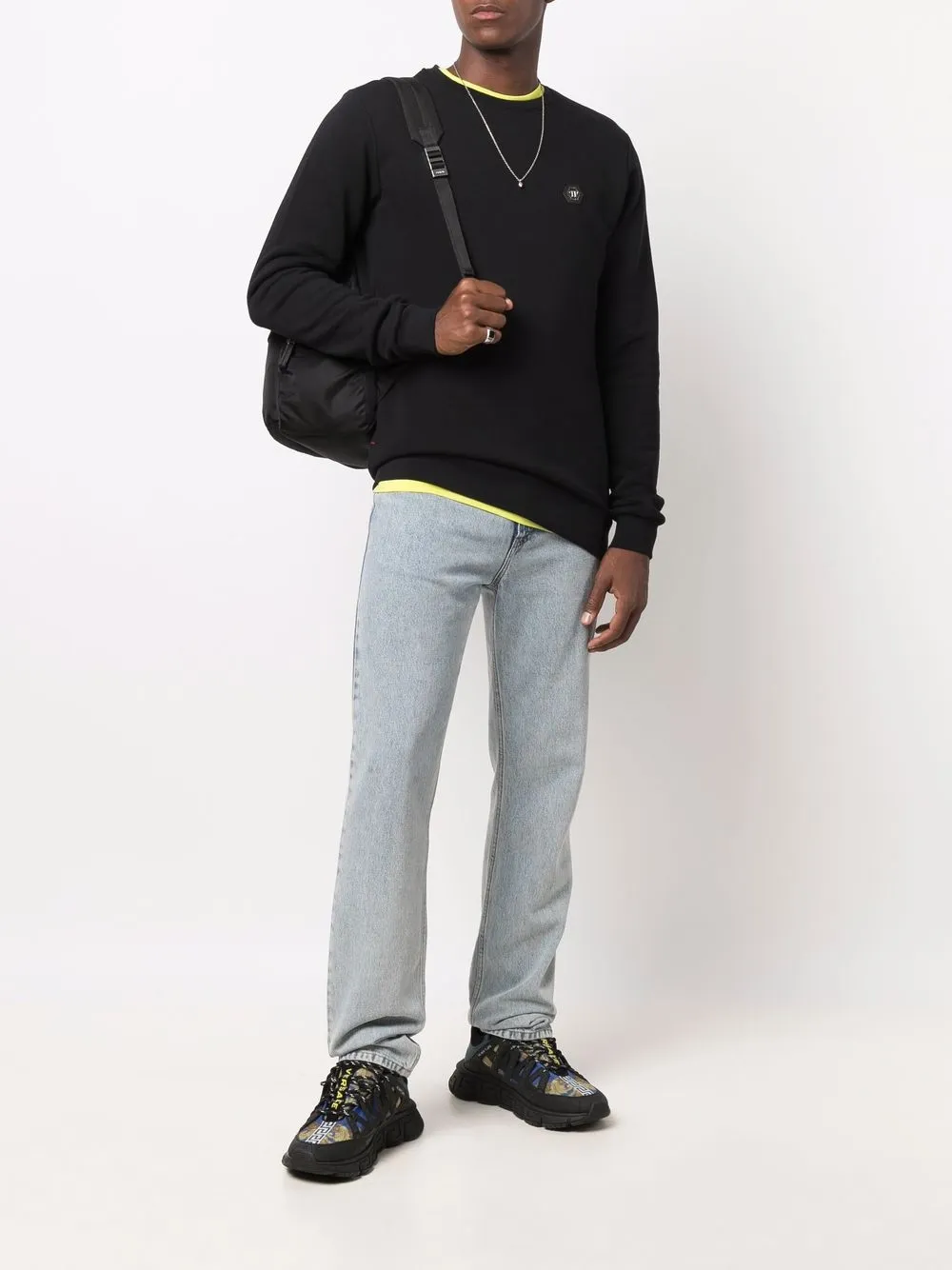 фото Philipp plein толстовка с нашивкой-логотипом