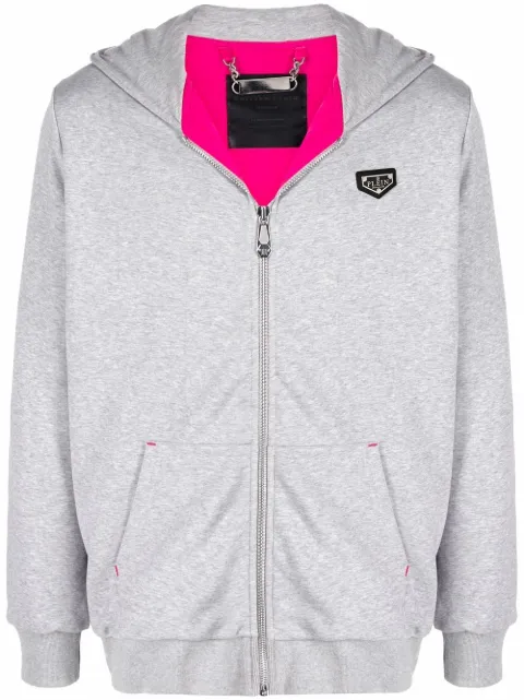 Philipp Plein hoodie con parche del logo