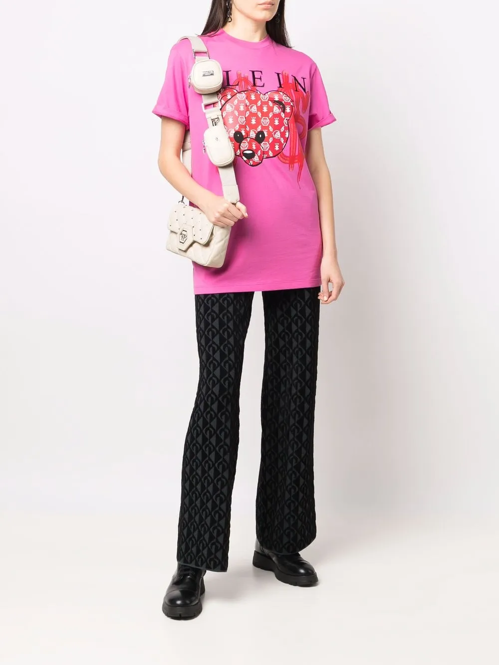 фото Philipp plein сумка на плечо с заклепками