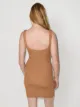 Hunza G Tank square-neck mini dress