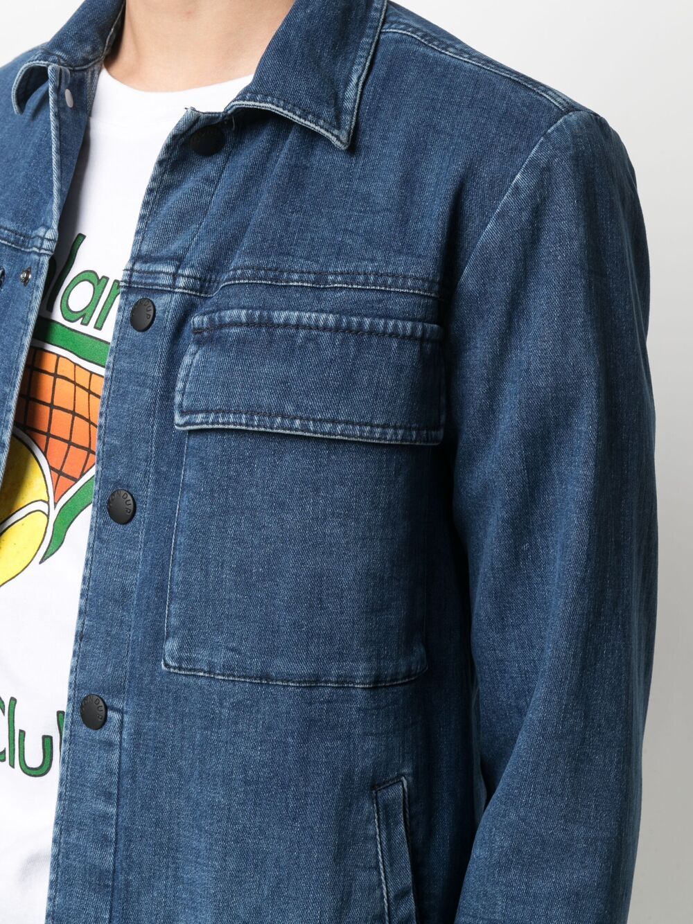 фото Dondup джинсовая куртка с нагрудными карманами