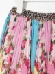Miss Blumarine floral-print pleated midi skirt