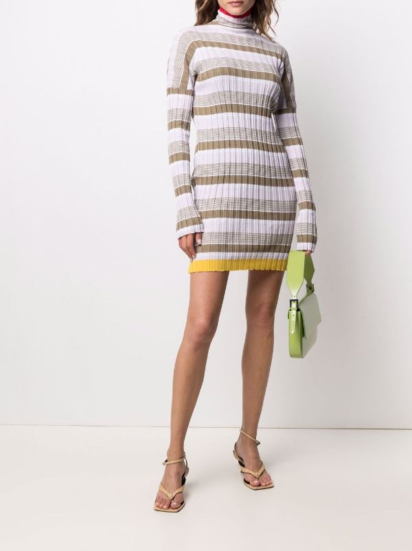 Colville Striped ribbed-knit Dress - Farfetch