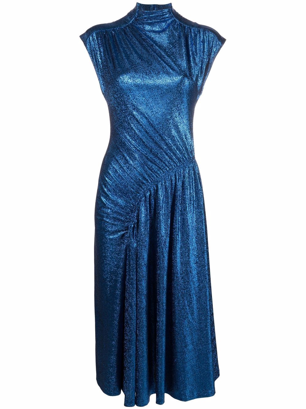 фото Colville платье миди disco с эффектом металлик