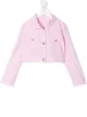 Image 1 of Miss Blumarine cropped denim jacket