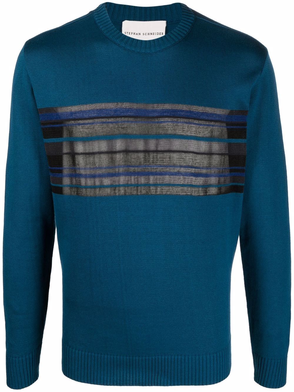 

Stephan Schneider Boltbus knitted jumper - Blue