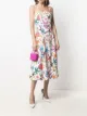 Image 2 of Versace Trésor De La Mer print midi dress