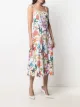 Versace Trésor De La Mer print midi dress