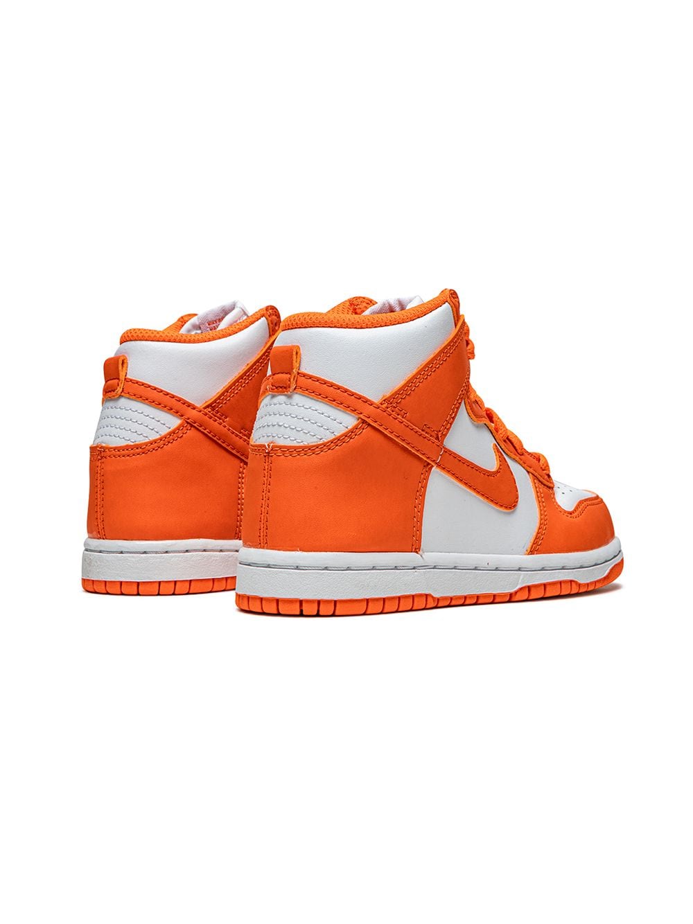 Shop Nike Dunk High "syracuse" Sneakers In Orange