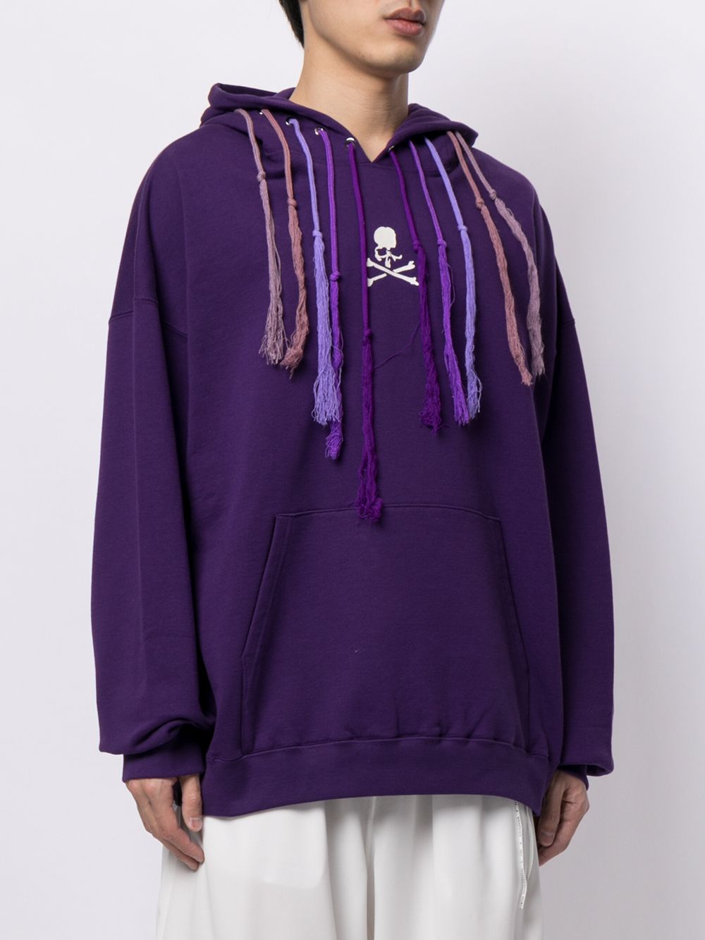 Shop Mastermind Japan Logo-print Drawstring Hoodie In Purple