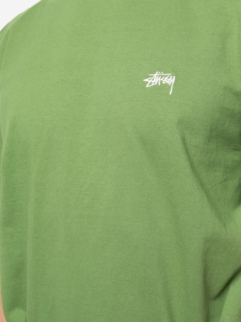 фото Stussy футболка с вышитым логотипом