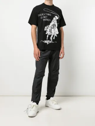 cowboy-print T-shirt展示图