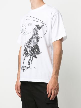 cowboy-print T-shirt展示图