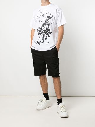 cowboy-print T-shirt展示图