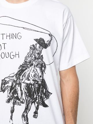 cowboy-print T-shirt展示图